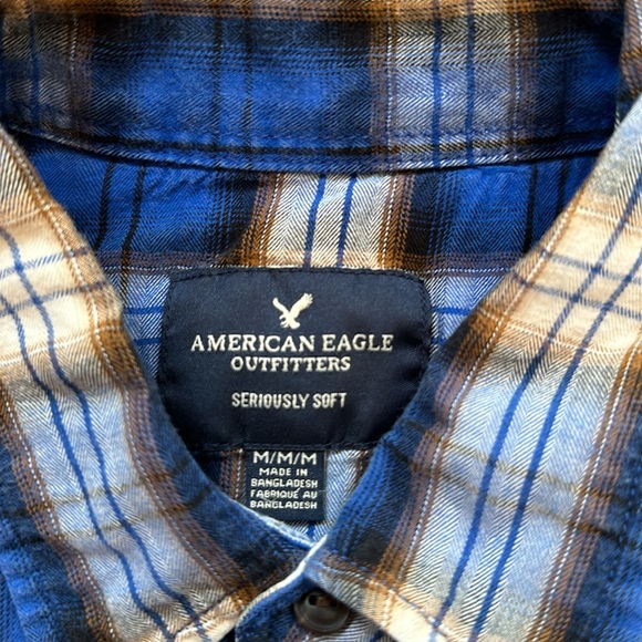 AEO Men's Western Style Plaid M - Picture 3 of 4